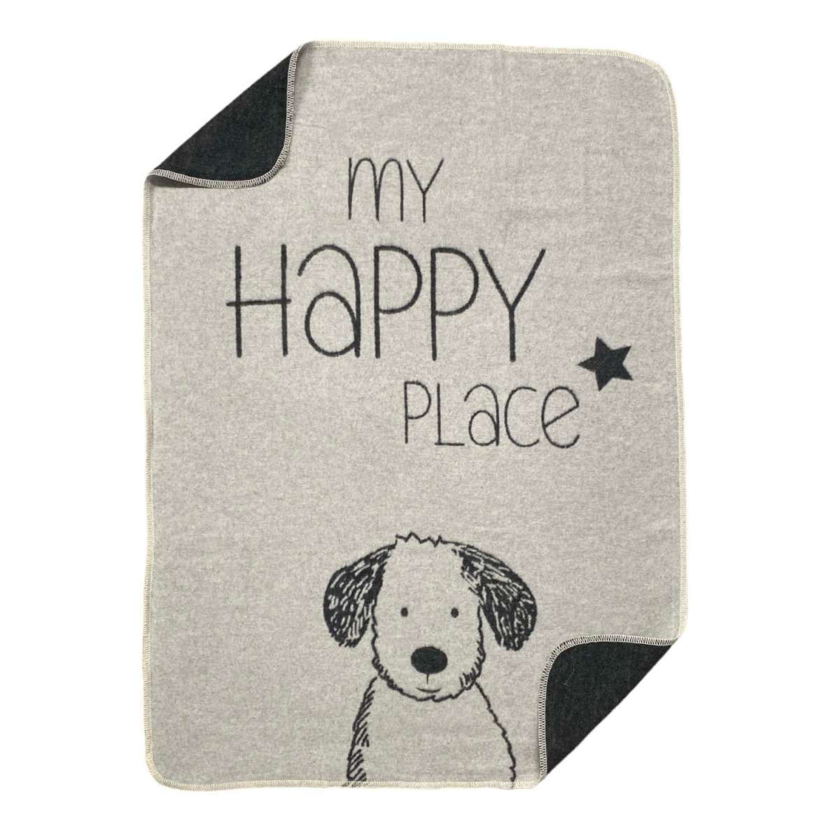 Immagine del prodotto Coperta per Cani Home My Happy Place in Cotone 70x90 cm - 2 Colori | David Fussenegger