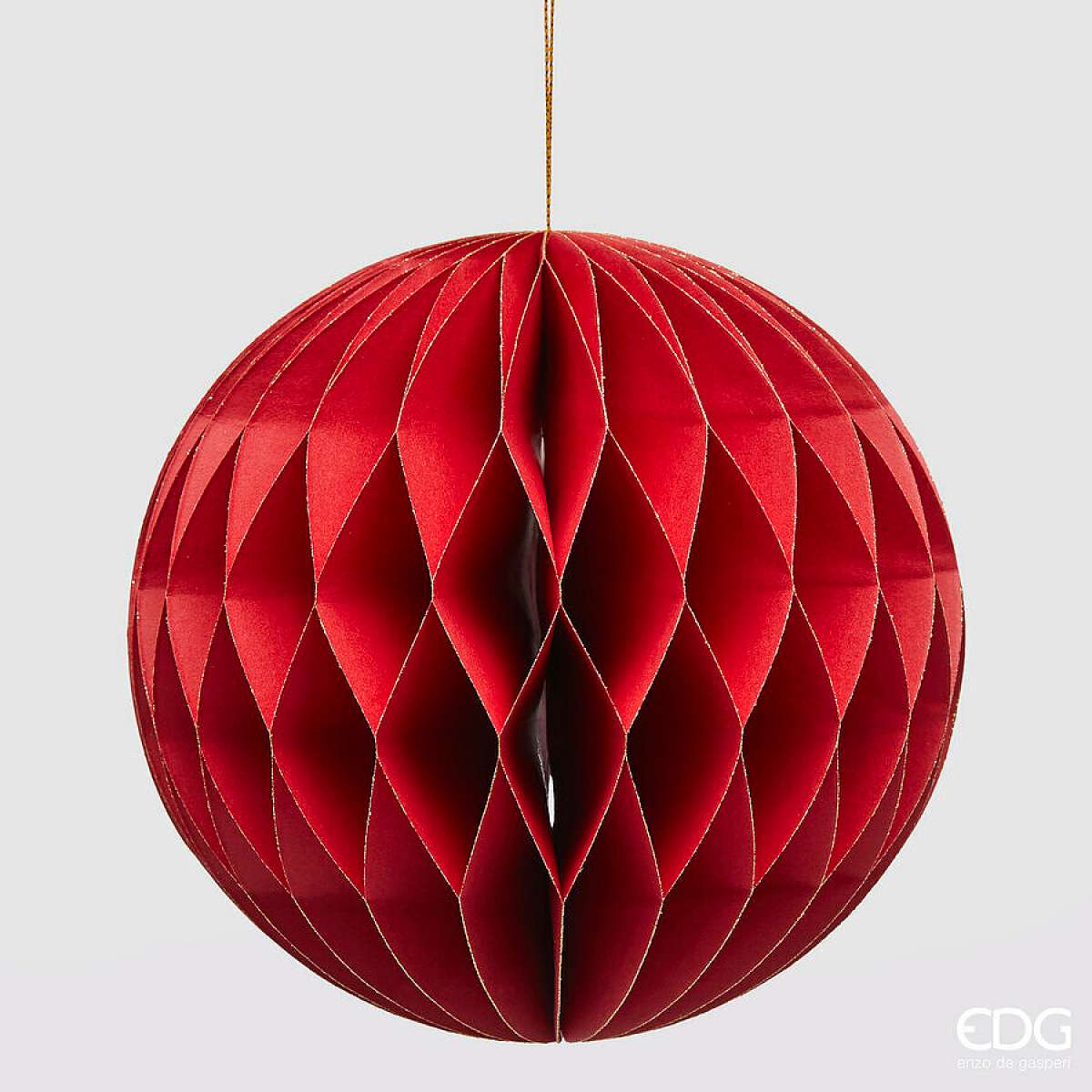 Immagine del prodotto Decorazione Pallina di Natale Origami L- 4 Colori | EDG Enzo De Gasperi