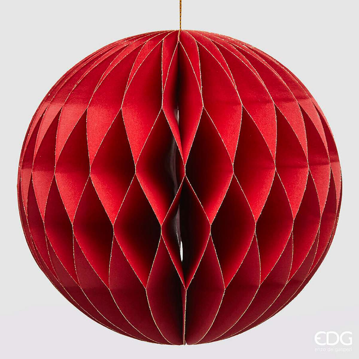 Immagine del prodotto Decorazione Pallina di Natale Origami XL- 4 Colori | EDG Enzo De Gasperi