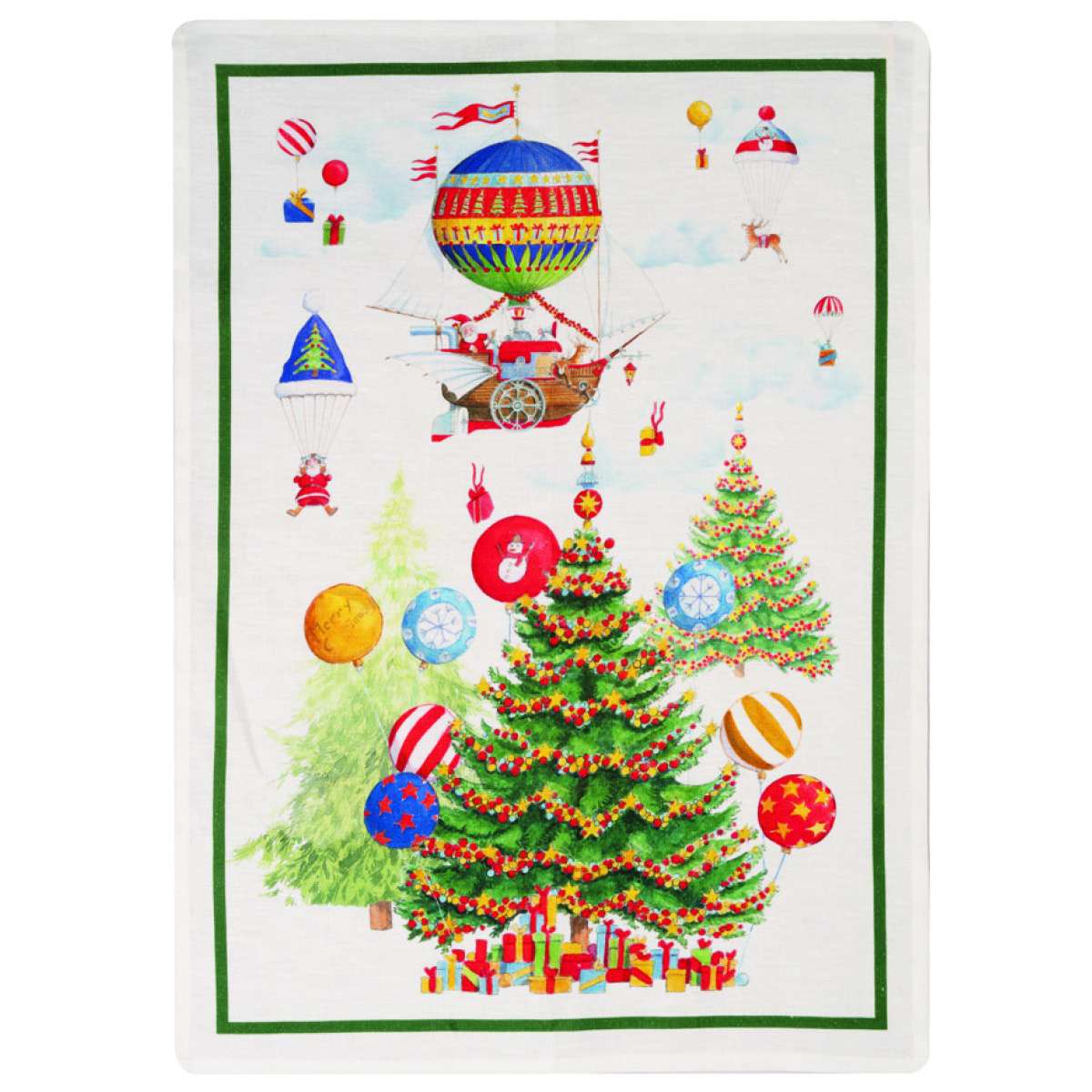 Immagine del prodotto Strofinaccio in Lino Air Christmas 50x70 cm - 2 Colori | Tessitura Toscana Telerie