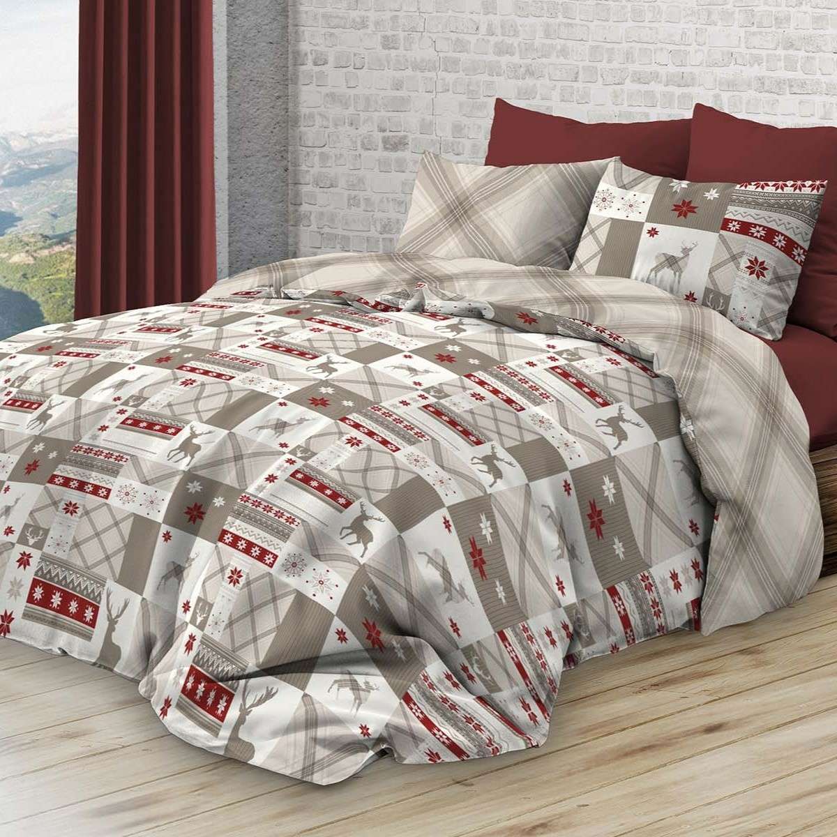 Immagine del prodotto Copripiumino Singolo Canazei in FLANELLA Daunex - 2 Colori | Daunex