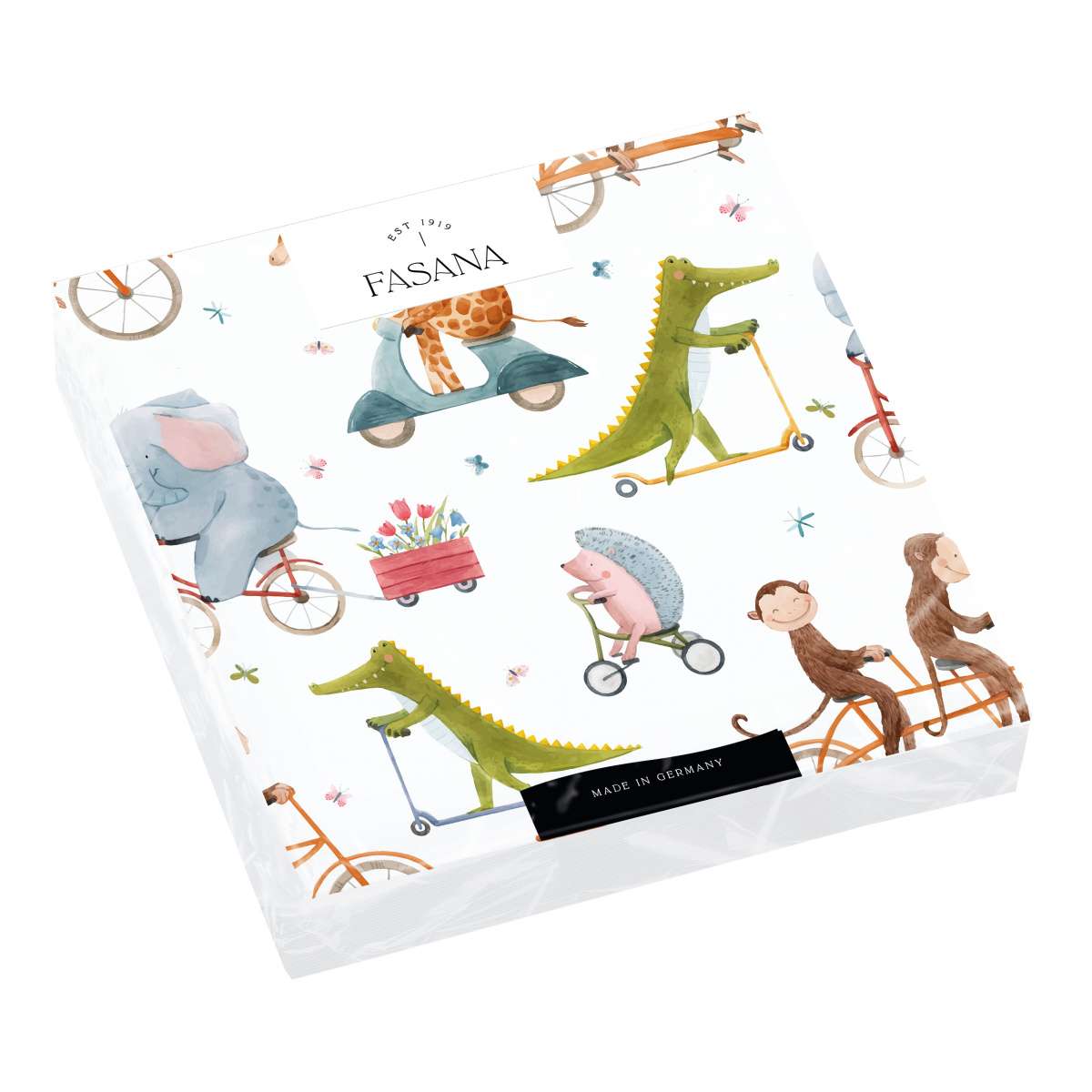 Immagine del prodotto Tovaglioli di Carta Moving Animals 33x33 cm | FASANA EST 1919