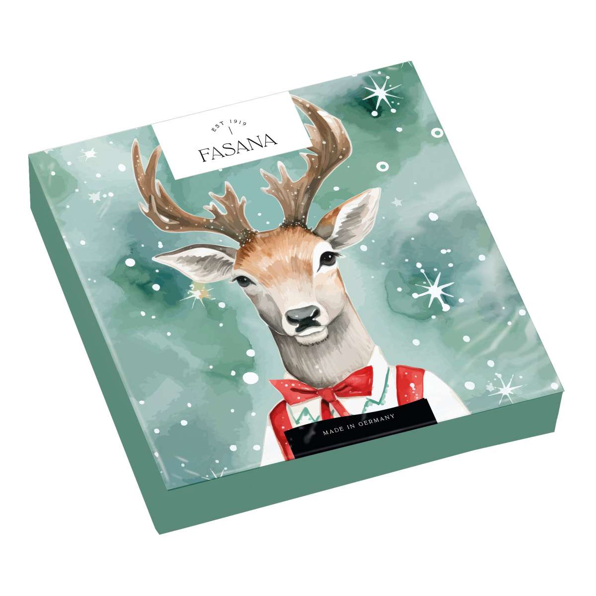 Immagine del prodotto Tovaglioli di Carta Mr Reindeer 33x33 cm | FASANA EST 1919