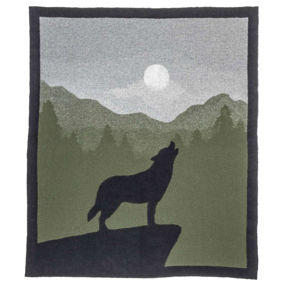 Immagine del prodotto Coperta Lana Wolf&Moon 180x150cm | I Nastri di Mirta