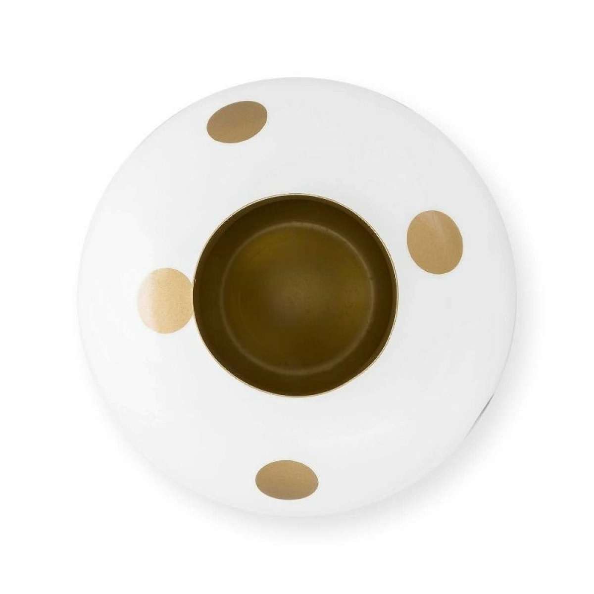 Immagine del prodotto Vaso Metal Dots White and Gold - 2 Misure | Pip Studio Amsterdam