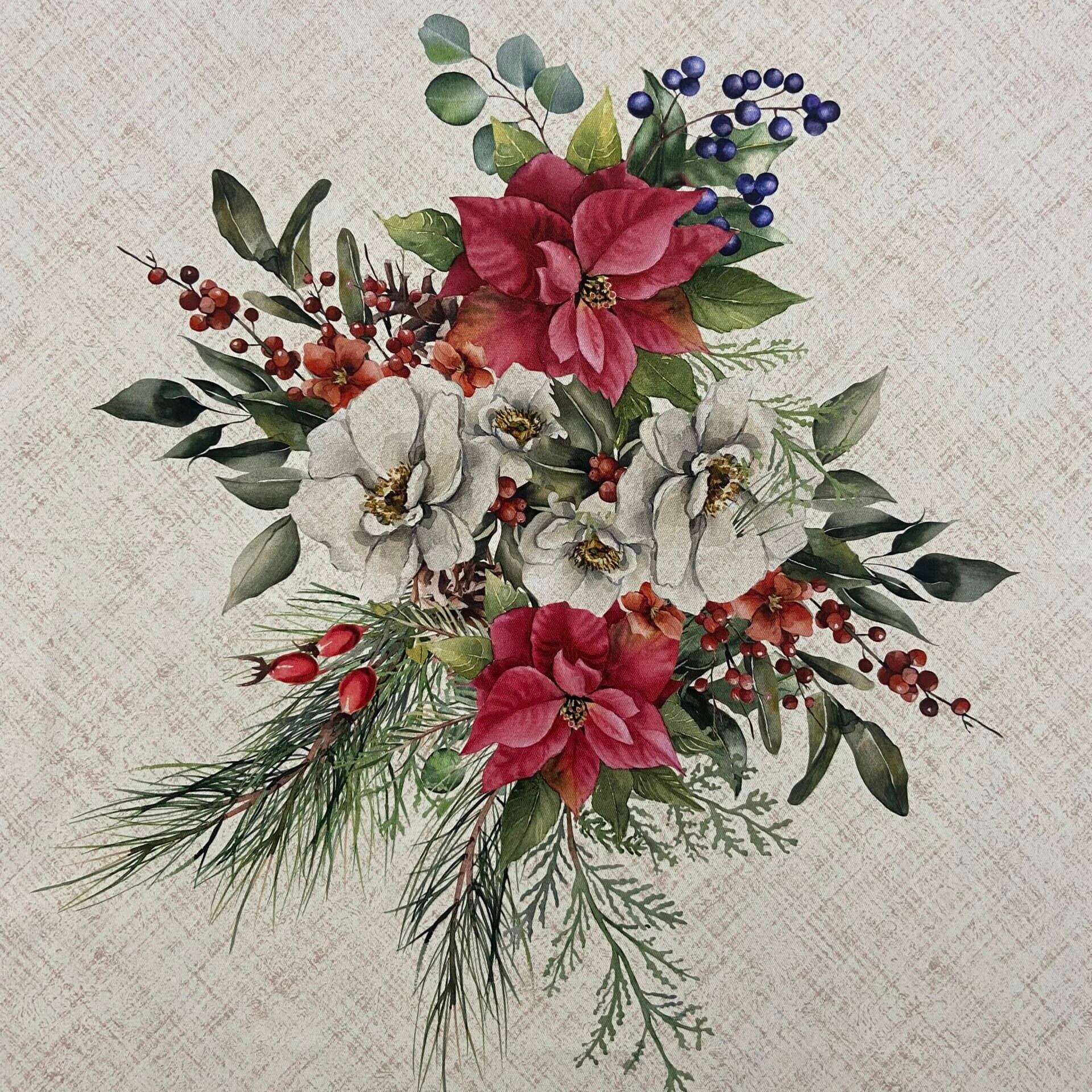 Immagine del prodotto Tovaglia Rettangolare Natalizia Tiffany Xmas 06 Stampa Digitale in 100% Cotone - | Pietro Zanetti Home