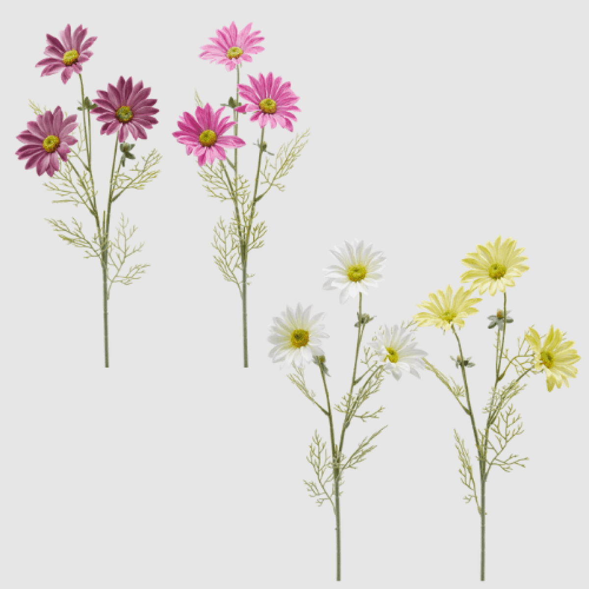 Immagine del prodotto Ramo Margherita Artificiale h 65 cm - 4 Colori | EDG Enzo De Gasperi