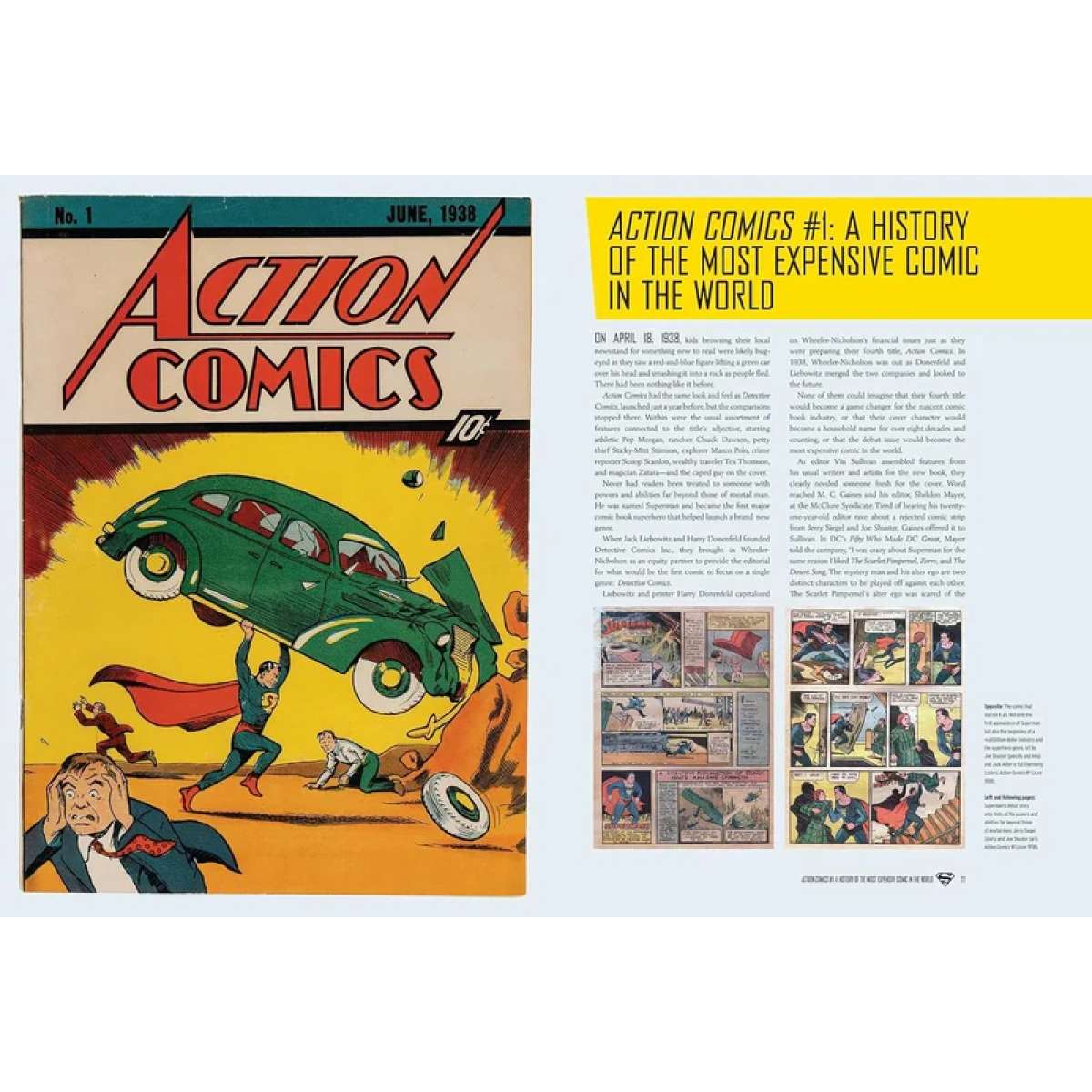Immagine del prodotto SUPERMAN - THE DEFINITIVE HISTORY  - Libro Decorativo | New Mags
