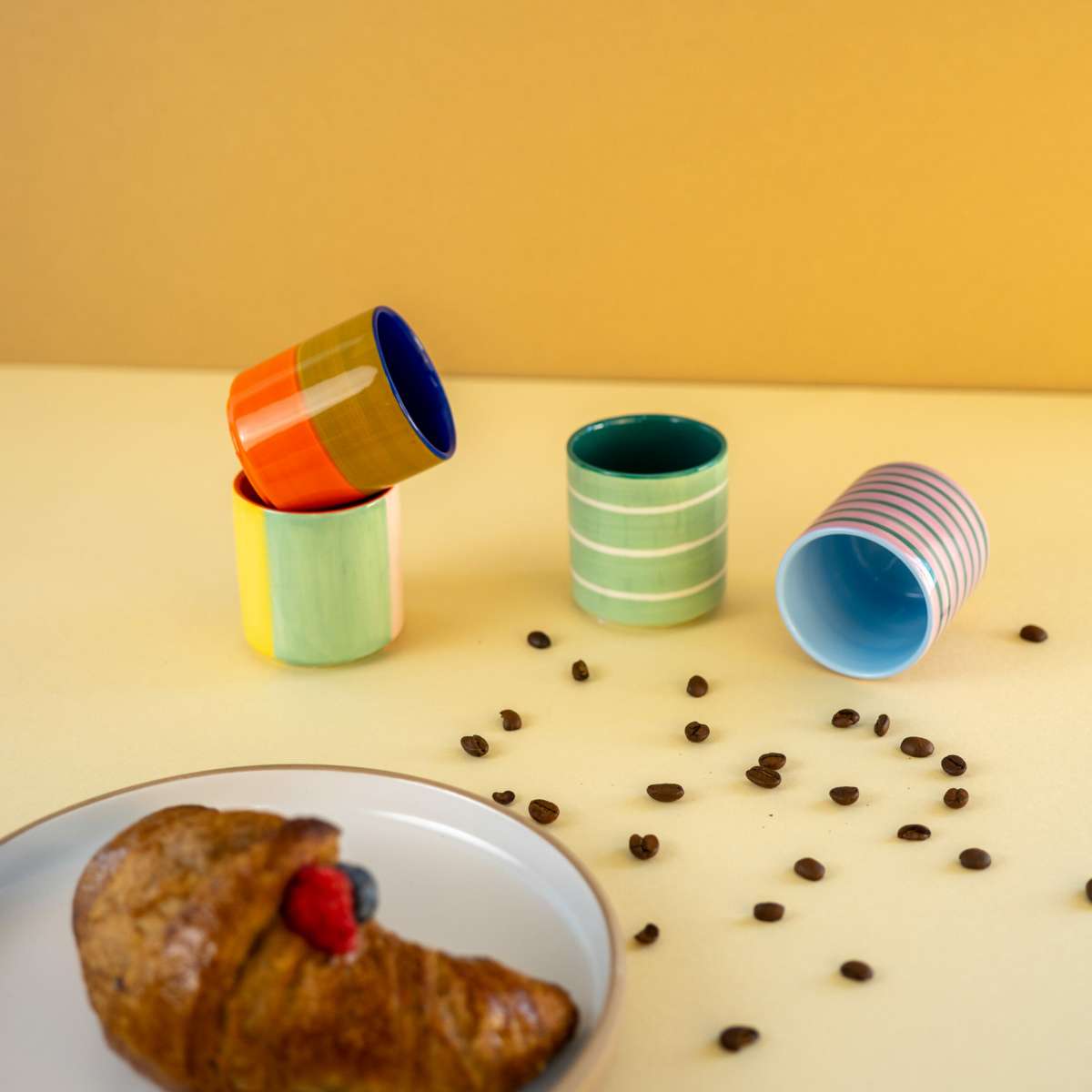 Immagine del prodotto Set 4 Tazzine da caffè  in Ceramica 200ml | WD Lifestyle