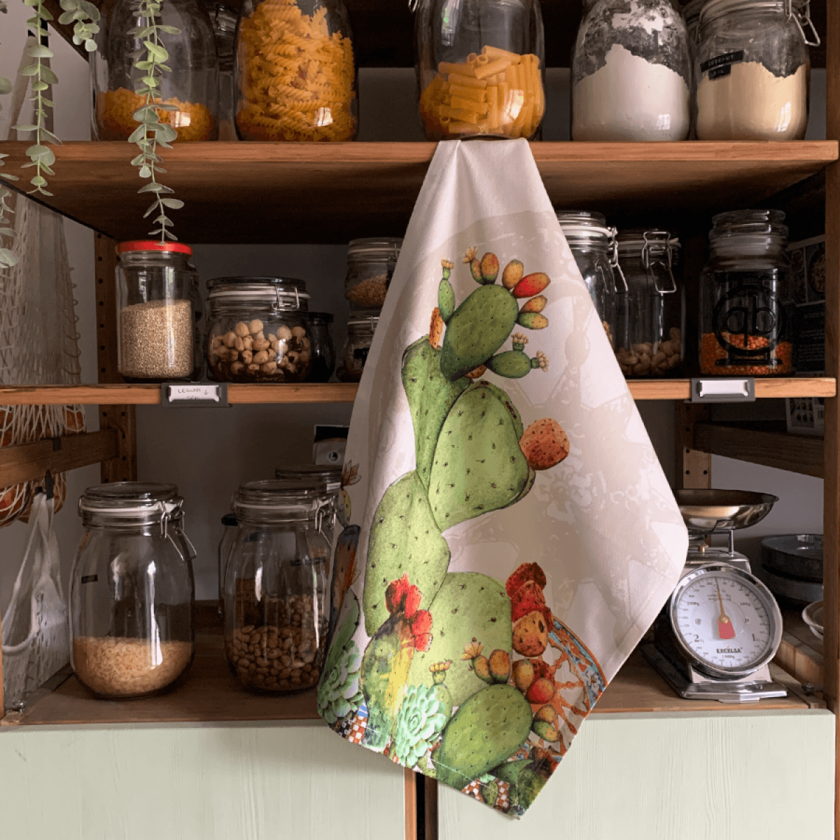 Immagine del prodotto Set 2 Strofinacci in Cotone Cactus | Olivia Home