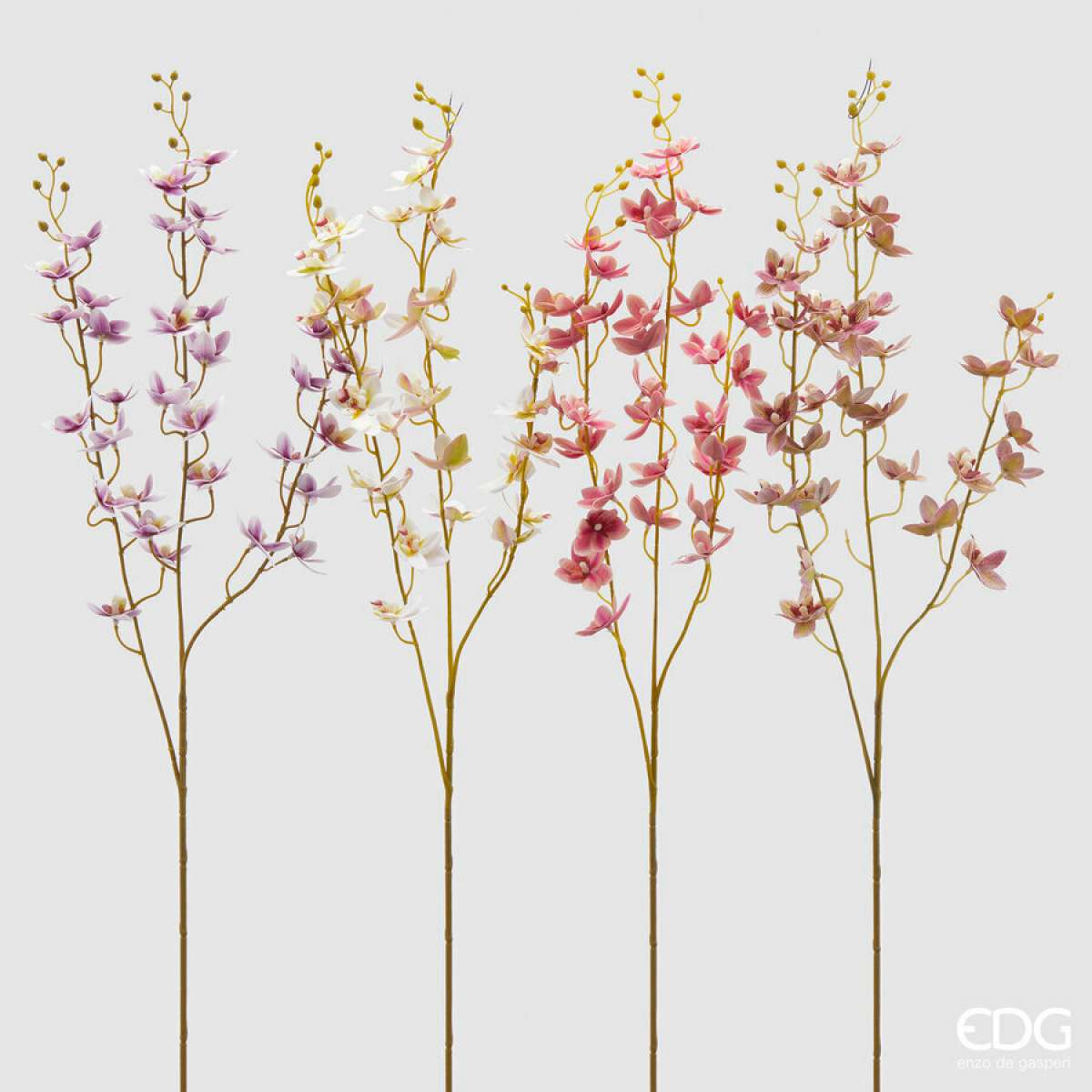 Immagine del prodotto Ramo Orchidea Oncidium mini artificiale h 90 cm- 4 Colori | EDG Enzo De Gasperi