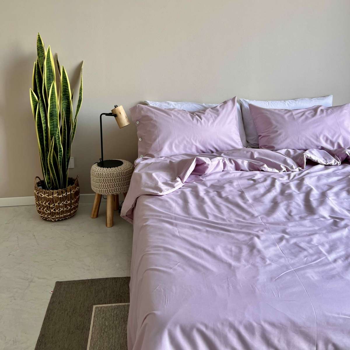 Immagine del prodotto Completo Letto Pelle Ovo Matrimoniale in Tela di Cotone Pregiata (9 colori | Govina Biancheria per la Casa