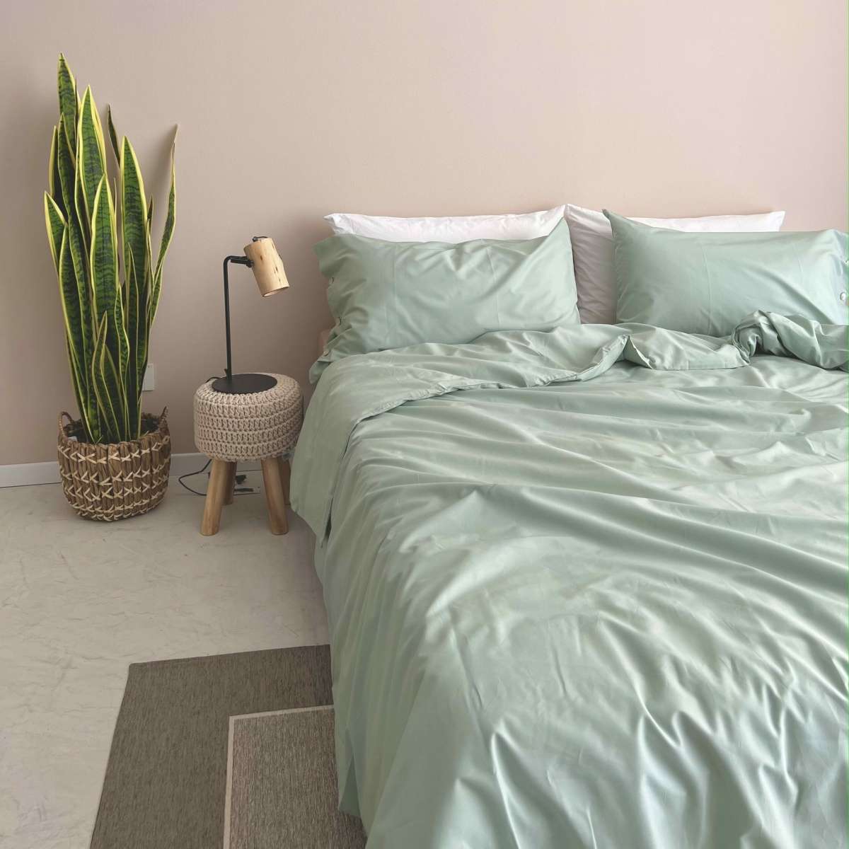 Immagine del prodotto Completo Letto Pelle Ovo Matrimoniale in Tela di Cotone Pregiata (9 colori | Govina Biancheria per la Casa