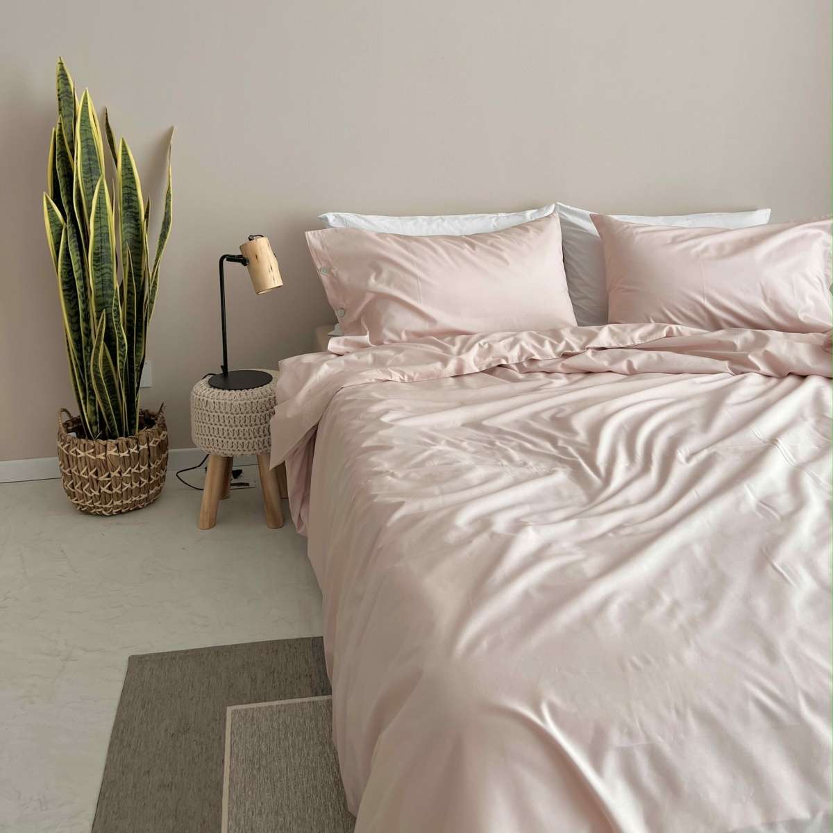 Immagine del prodotto Completo Letto Pelle Ovo Matrimoniale in Tela di Cotone Pregiata (9 colori | Govina Biancheria per la Casa