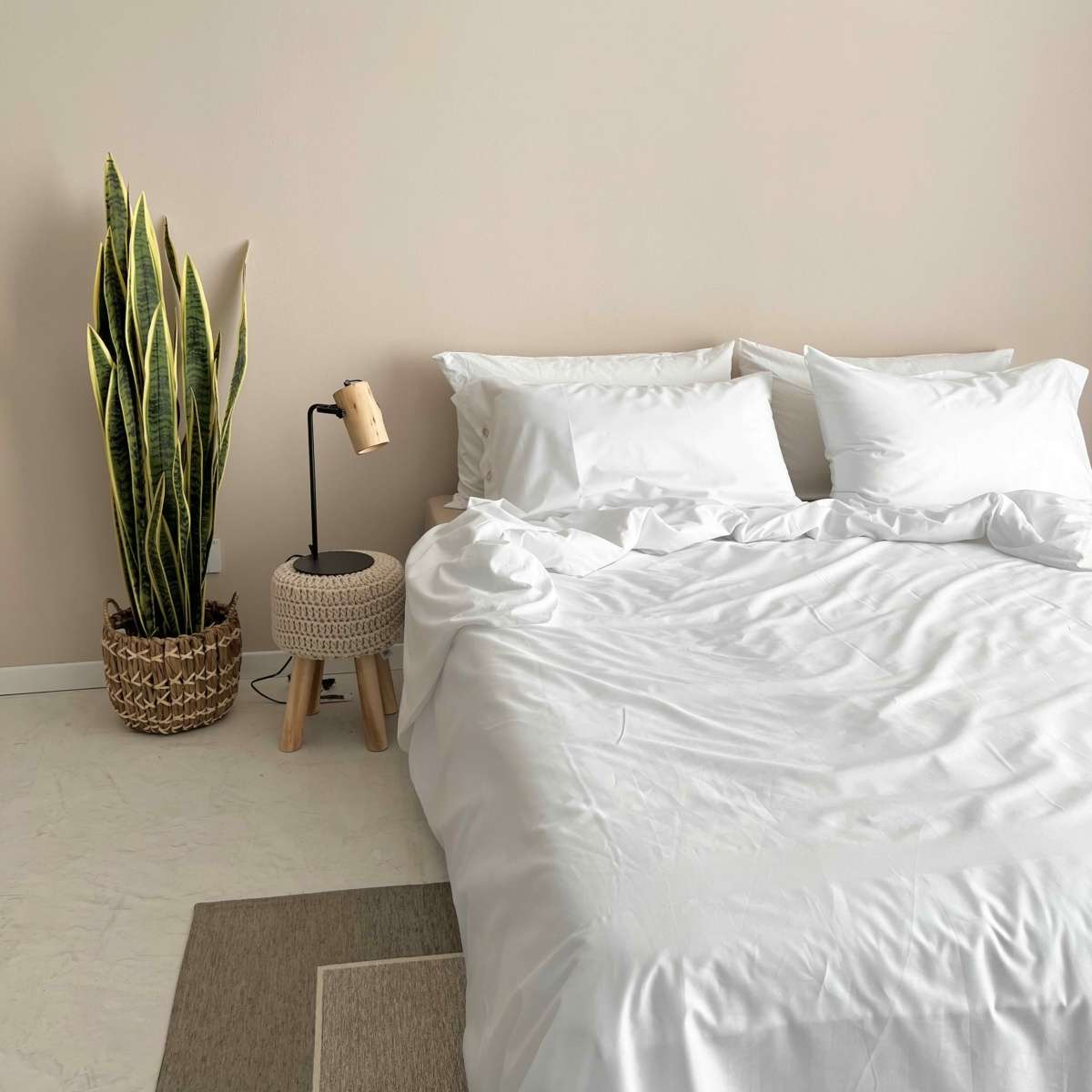 Immagine del prodotto Completo Letto Pelle Ovo Matrimoniale in Tela di Cotone Pregiata (9 colori | Govina Biancheria per la Casa