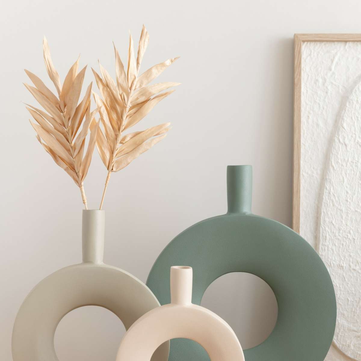 Immagine del prodotto Set 2 Foglie Secche Naturali 11,5x2,5x41 cm | Jolipa