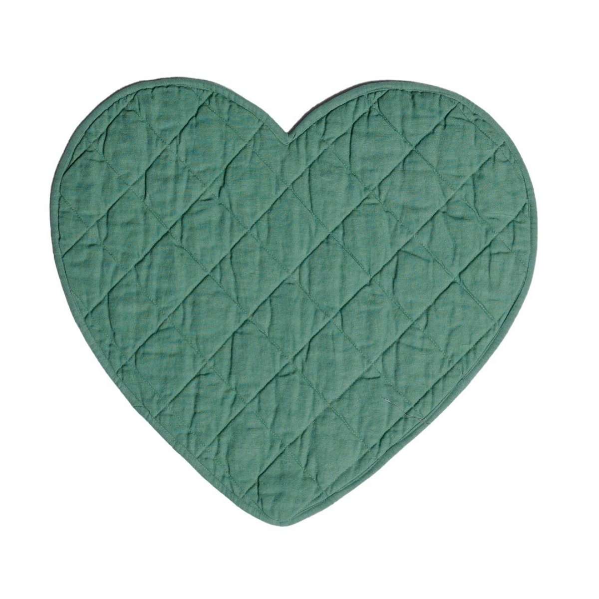Immagine del prodotto Tovaglietta Americana a Forma di Cuore in cotone 36x48 cm (8 Colori) | Simple Day