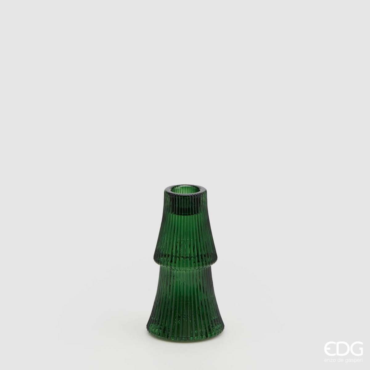 Immagine del prodotto Portacandela in Vetro Pino Strati h12x6 cm (2 colori) | EDG Enzo De Gasperi