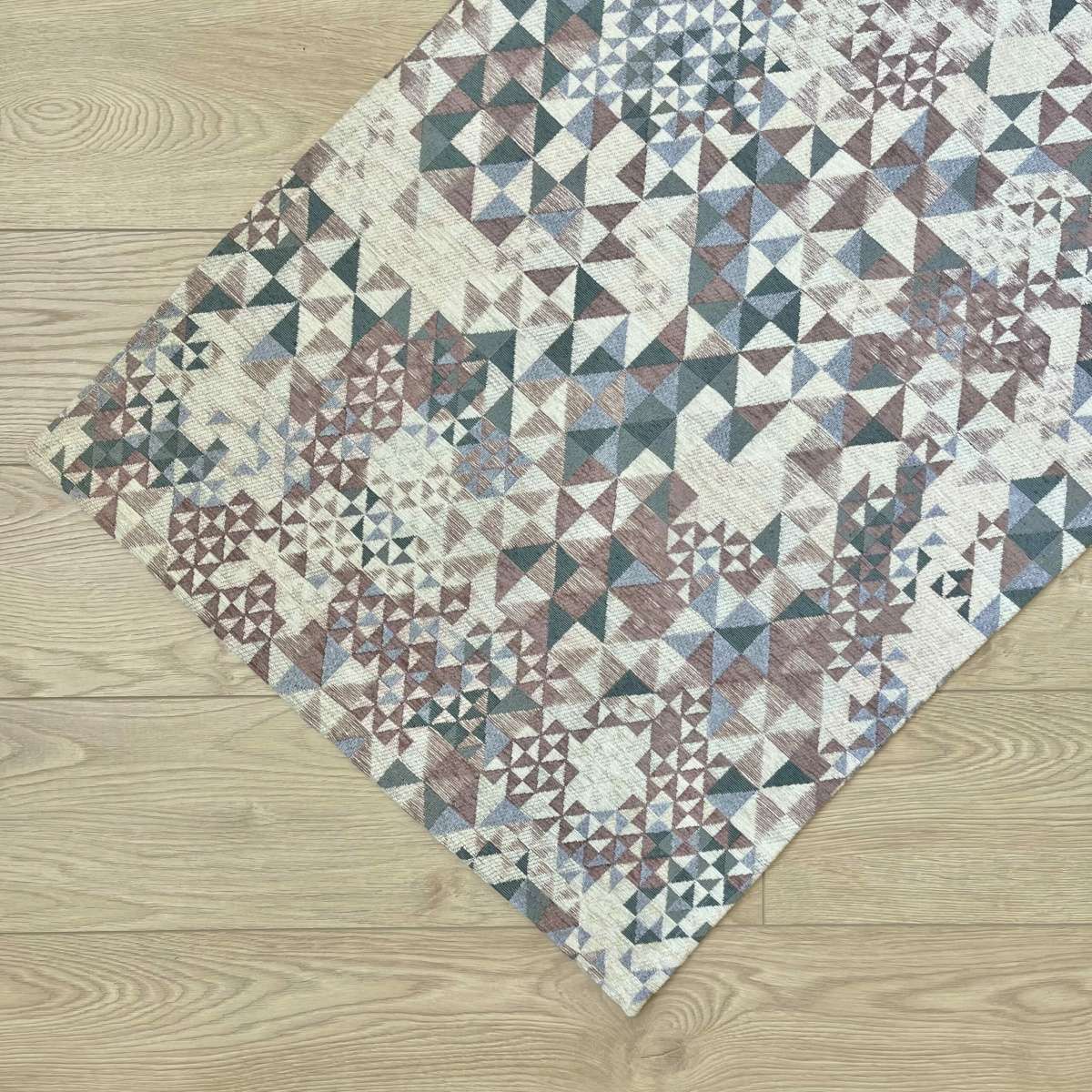 Immagine variante 175x280 cm - Tappeto Catullo Grigio e Rosa Antiscivolo e Lavabile in Lavatrice | Pietro Zanetti Home
