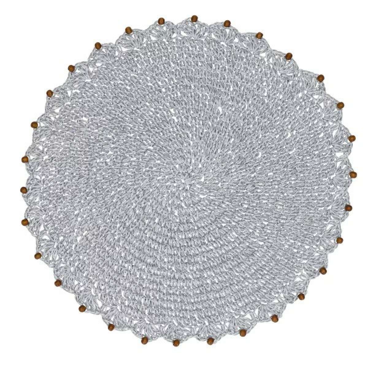 Immagine del prodotto Tovaglietta Americana Rimini in carta con perline 38 cm | Pomax Home Collection