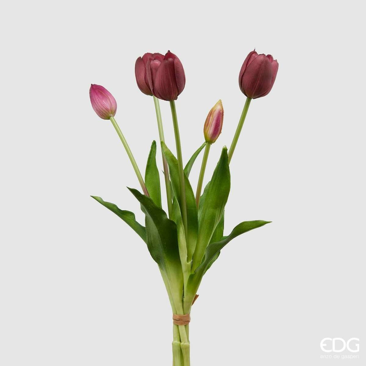 Immagine del prodotto Mazzo Artificiale di Tulipani Piccolo h 40 cm  6 Colori | EDG Enzo De Gasperi