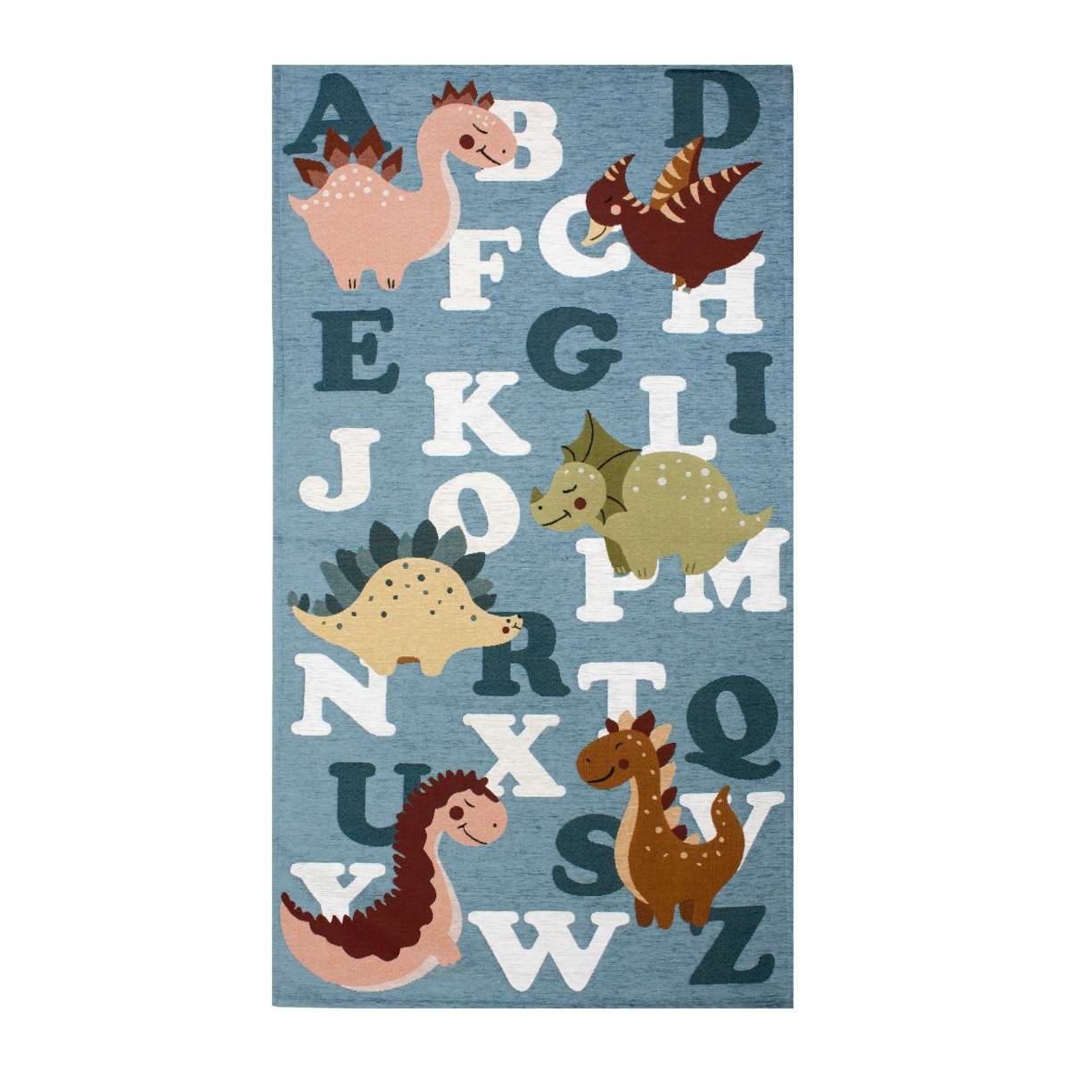 Immagine del prodotto Tappeto Dinosauri 80x150 cm Antiscivolo e Lavabile in Lavatrice (3 colori | Pietro Zanetti Home