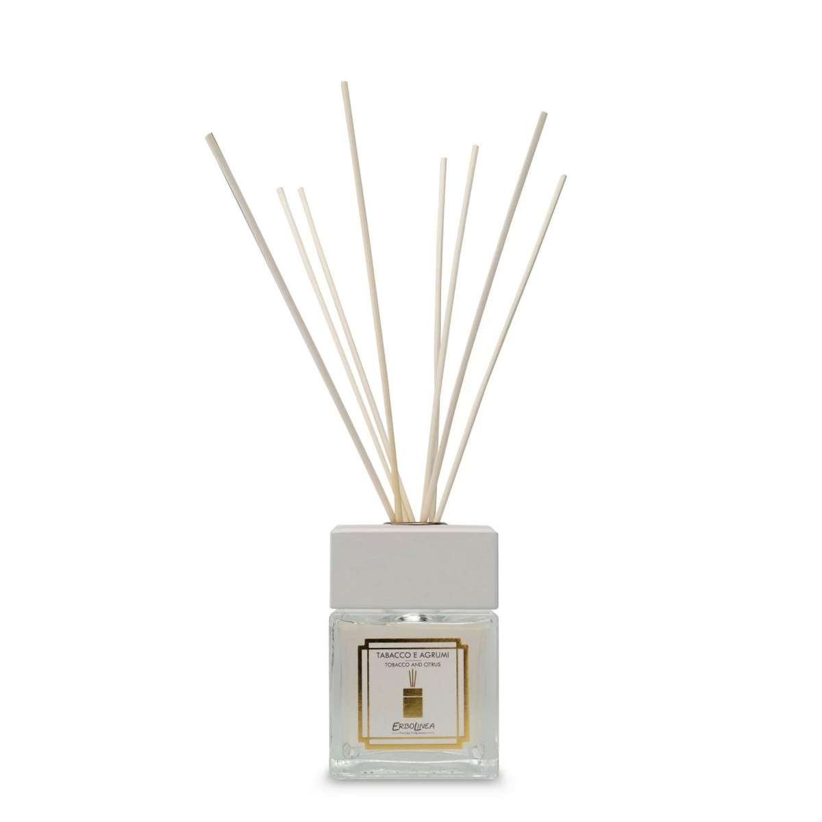 Immagine variante 200 ml - Profumo per Ambiente con Bastoncini Tabacco e Agrumi | Erbolinea