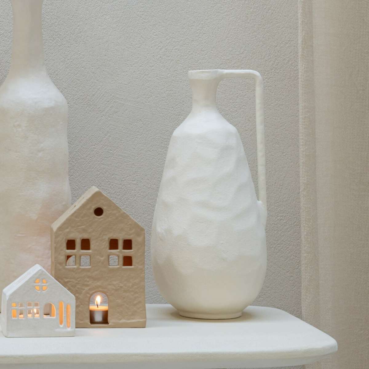 Immagine del prodotto Vaso Goa Bianco 16,5x16x35 cm | Jolipa