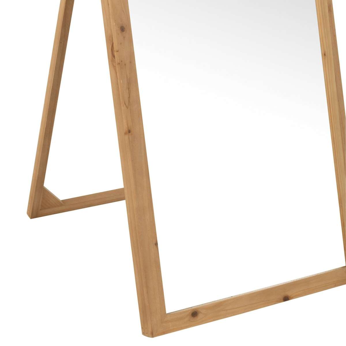 Immagine del prodotto Specchio con Piede in Legno di Abete Naturale | Jolipa