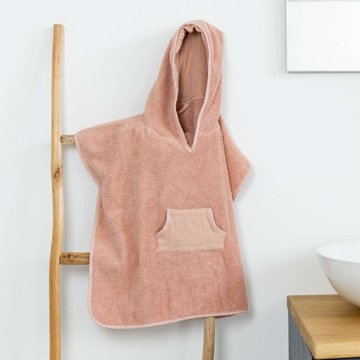 Immagine del prodotto Poncho in Cotone Organico Beberino per Bambini (2 colori) | Pietro Zanetti Home