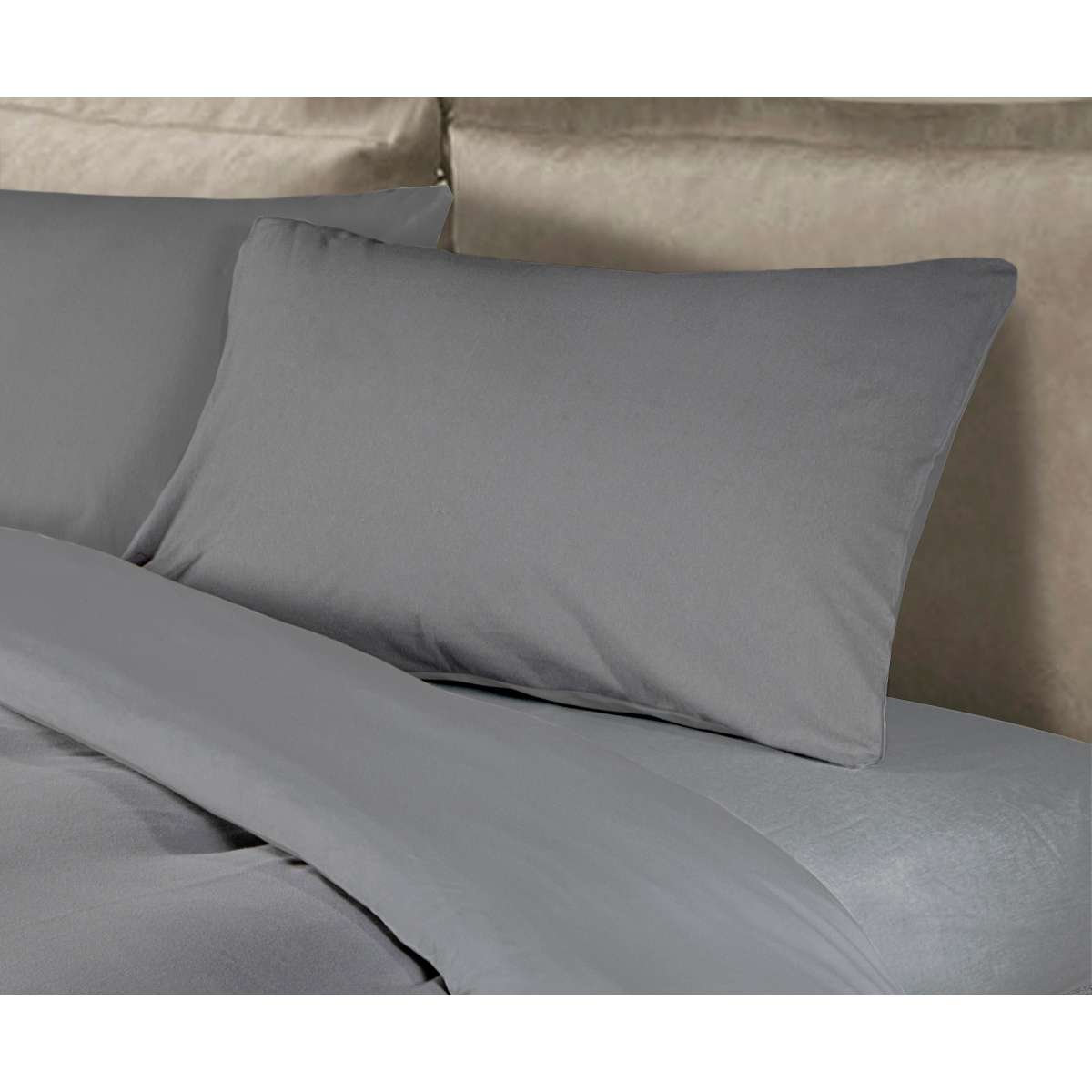 Immagine del prodotto Coppia Federe Afra in FLANELLA Tinta Unita 100% Cotone (5 Colori) | Cavalieri Spa