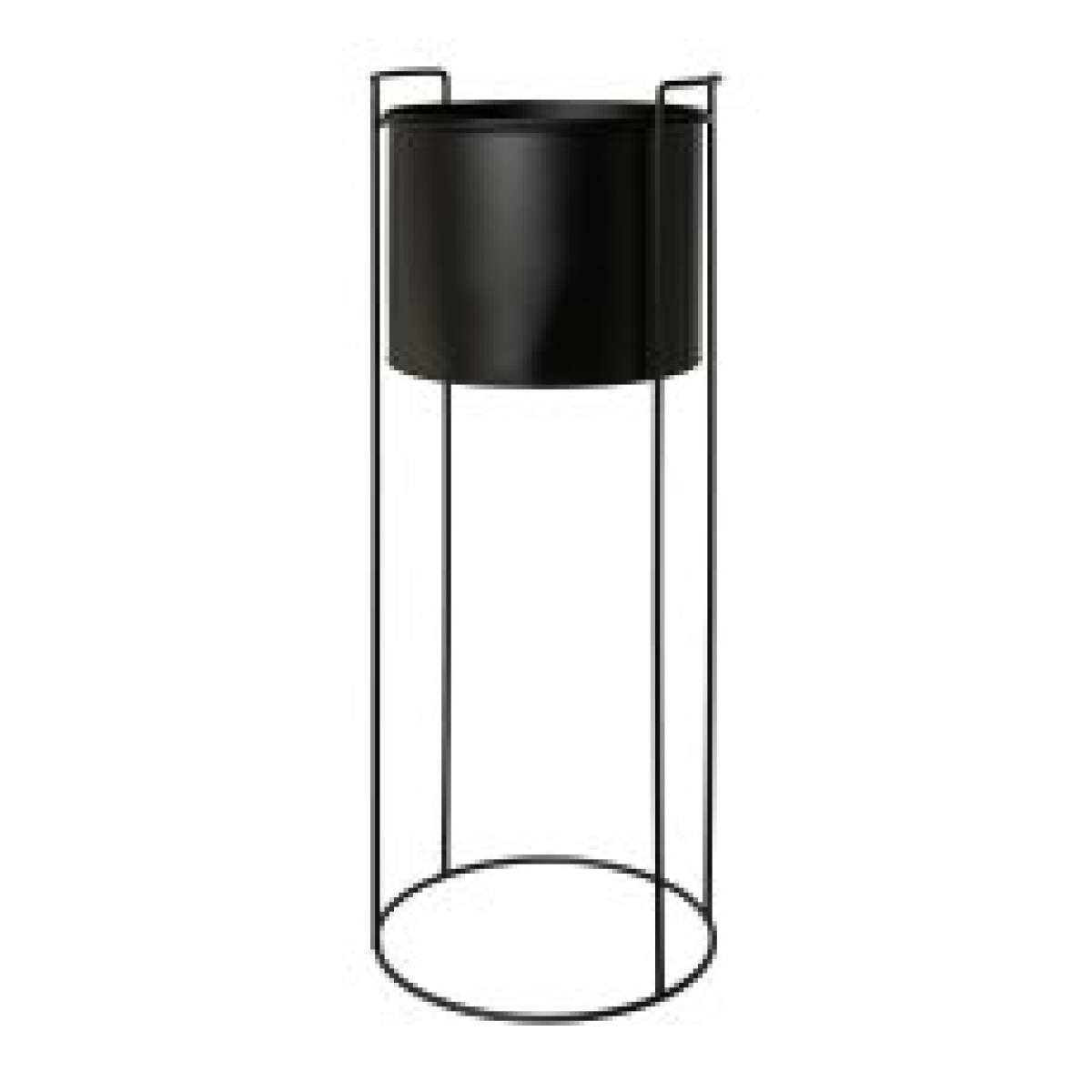 Immagine del prodotto Vaso in Metallo TRELLEBORG Nero - 3 Misure | Gasper since 1965